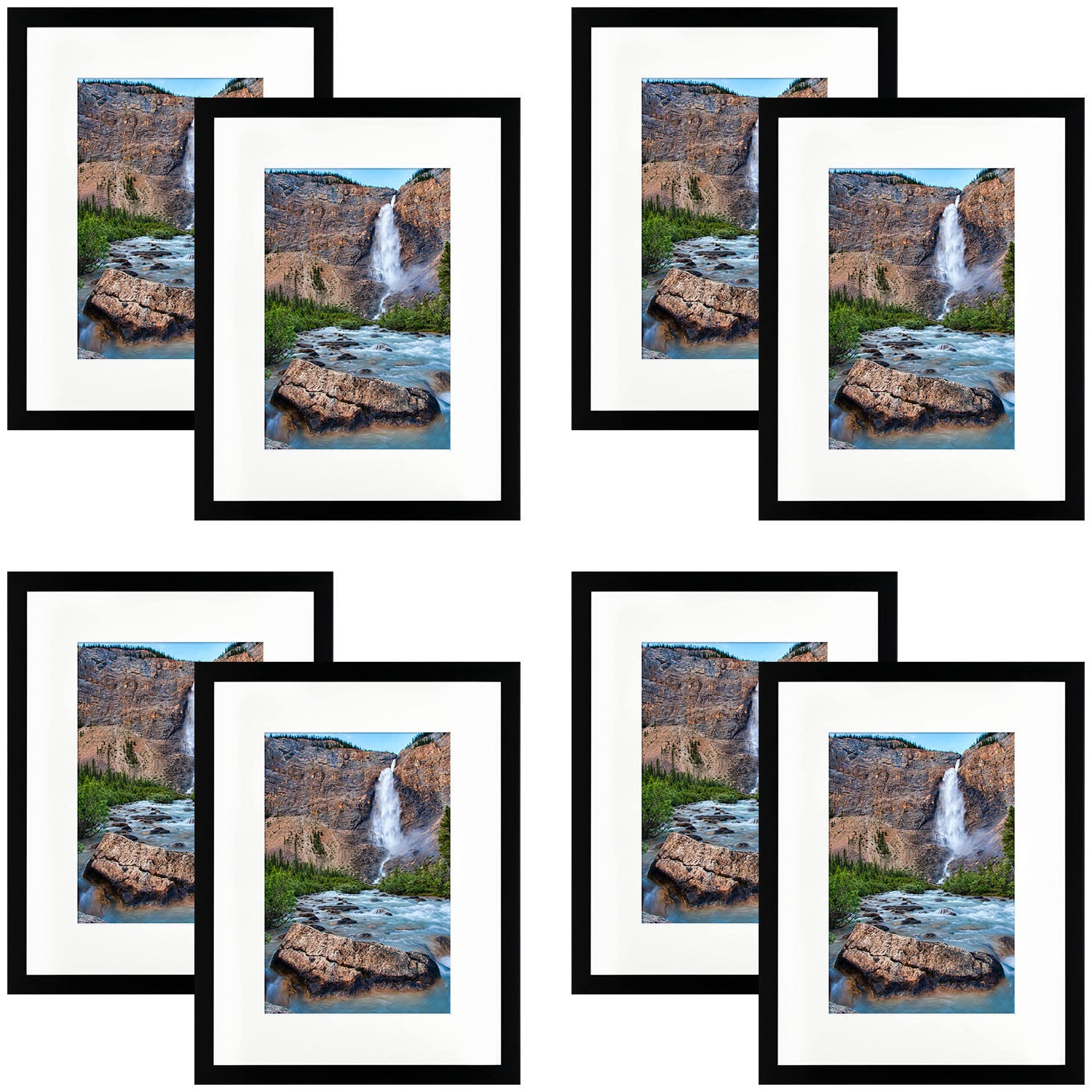 Golden State Art, 12x16 Wood Picture Frame for 8x12 Picture with