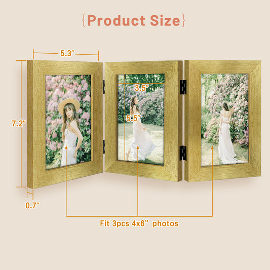 Clearance Three Picture Frame 0.71 Inch- Pack of 8