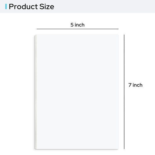 White Foam Board Backing Thickness 1/8 Inch Bulk Pack