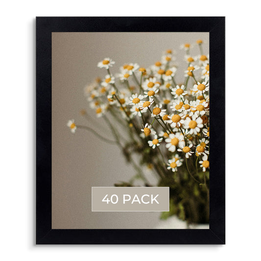 Clearance 8x10 MDF Picture Frame 0.35 Inch - Pack of 40