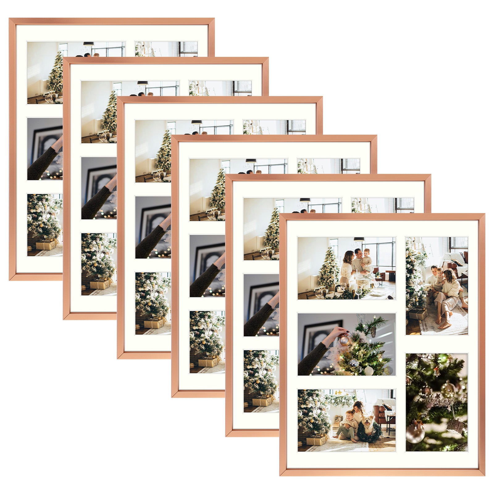 Golden State Art 4x6 Picture Frames - Brown Solid...
