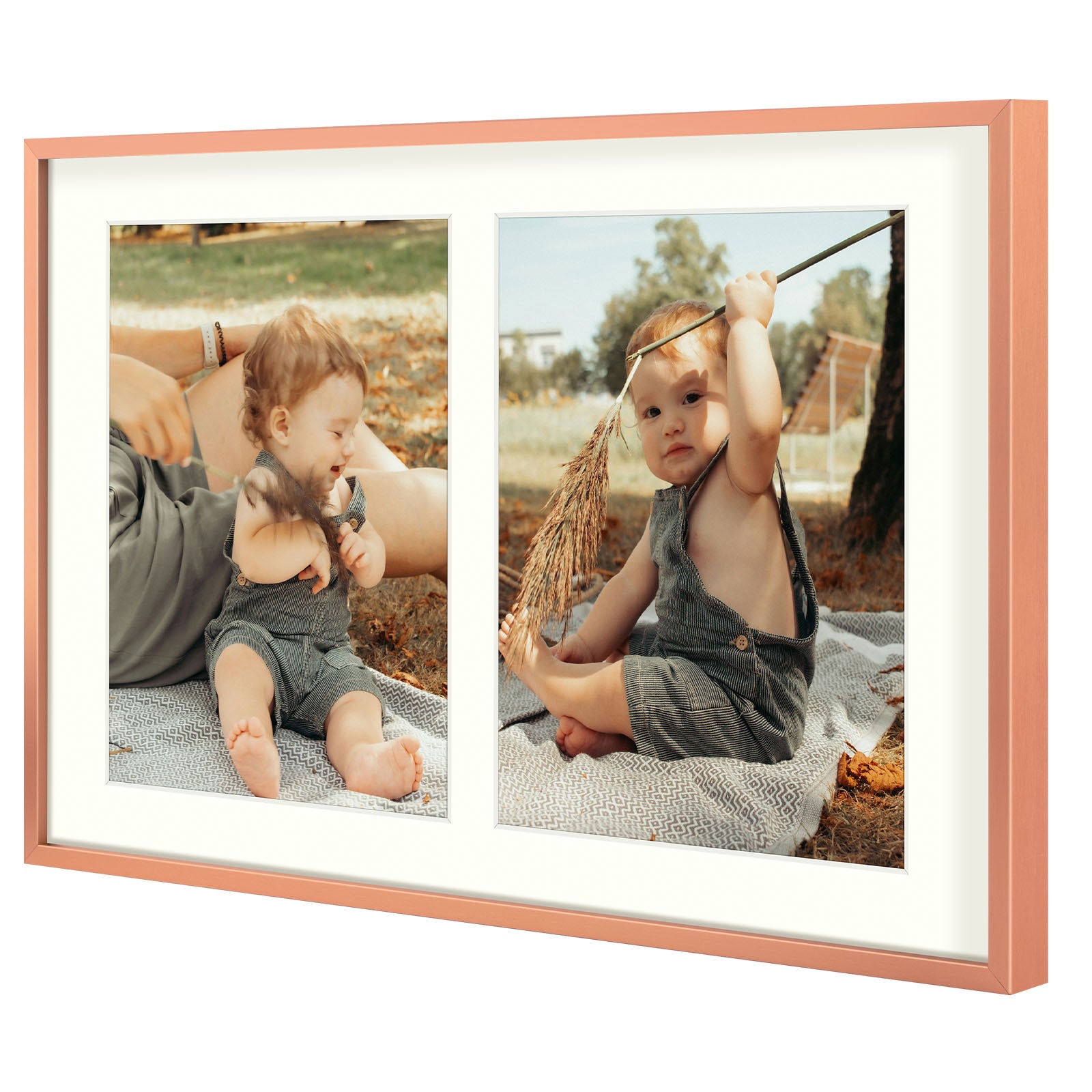6 Pack/12x19 Matted to 8x10/Rose Gold