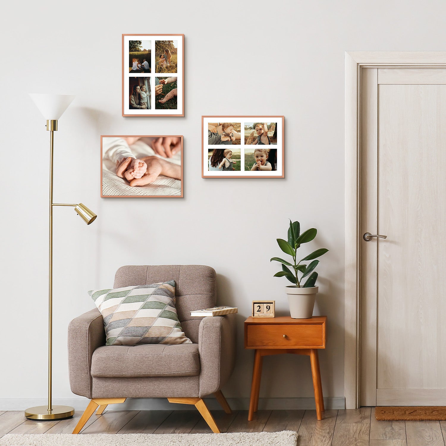 12x16 Matted to 5x7/Rose Gold
