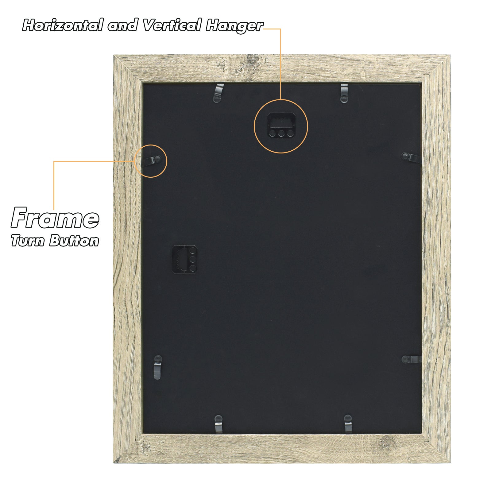 11x14 Picture Frame with Real Glass (10 Pack) Picture Frame GSA