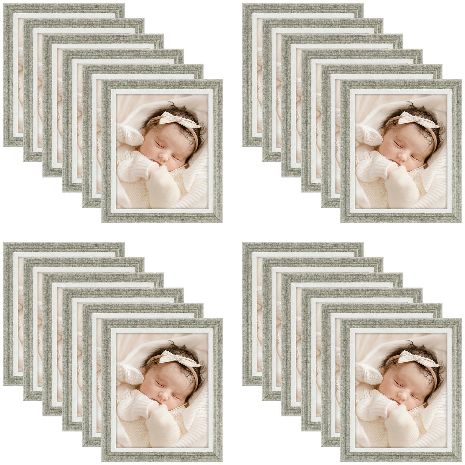 24 Pack/8x10/Dary Grey