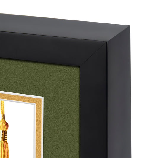 Clearance 11x17.5 Wood Frame For 8.5x11 Document/Certificate with Double Mat And Real Glass-Pack Of 6