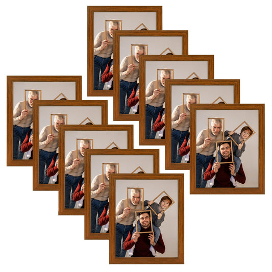 8x10 Wood Frame 0.84 Inch Brown - Pack of 10-Pick Up in Katy TX Only