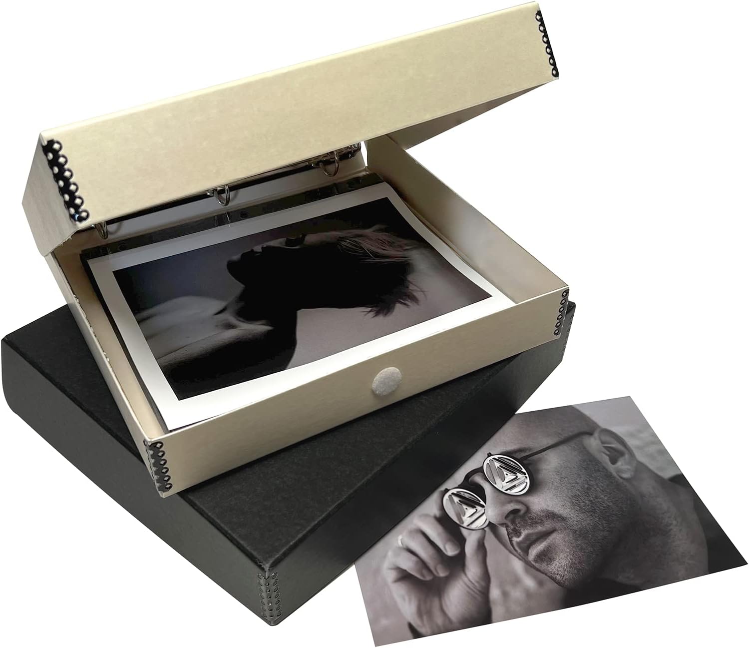 Lineco Ebony 3-Ring Boxbinder, Black Lineco Ebony 3-Ring Boxbinder, Black