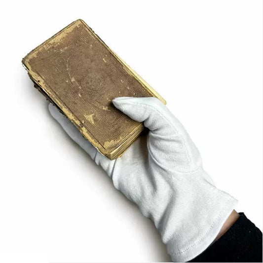 Clearance Lineco Gloves, Size:Medium, Light Weight Cotton Glove, Lint-Free Dust-Free Reusable and Comfortable (Pack of 12)