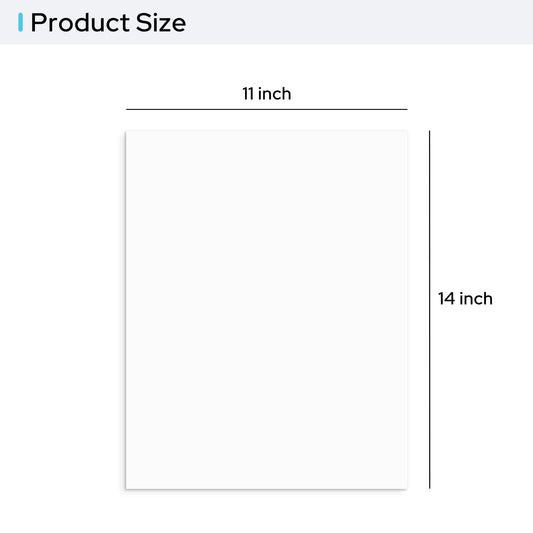 11x14 Uncut Mat with Whitecore Bulk Pack