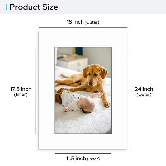 18x24 Pre-cut Mat with Blackcore Bulk Pack
