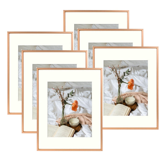 BOGO 11x14 Aluminum Frame for 8x10 Picture - Pack of 6