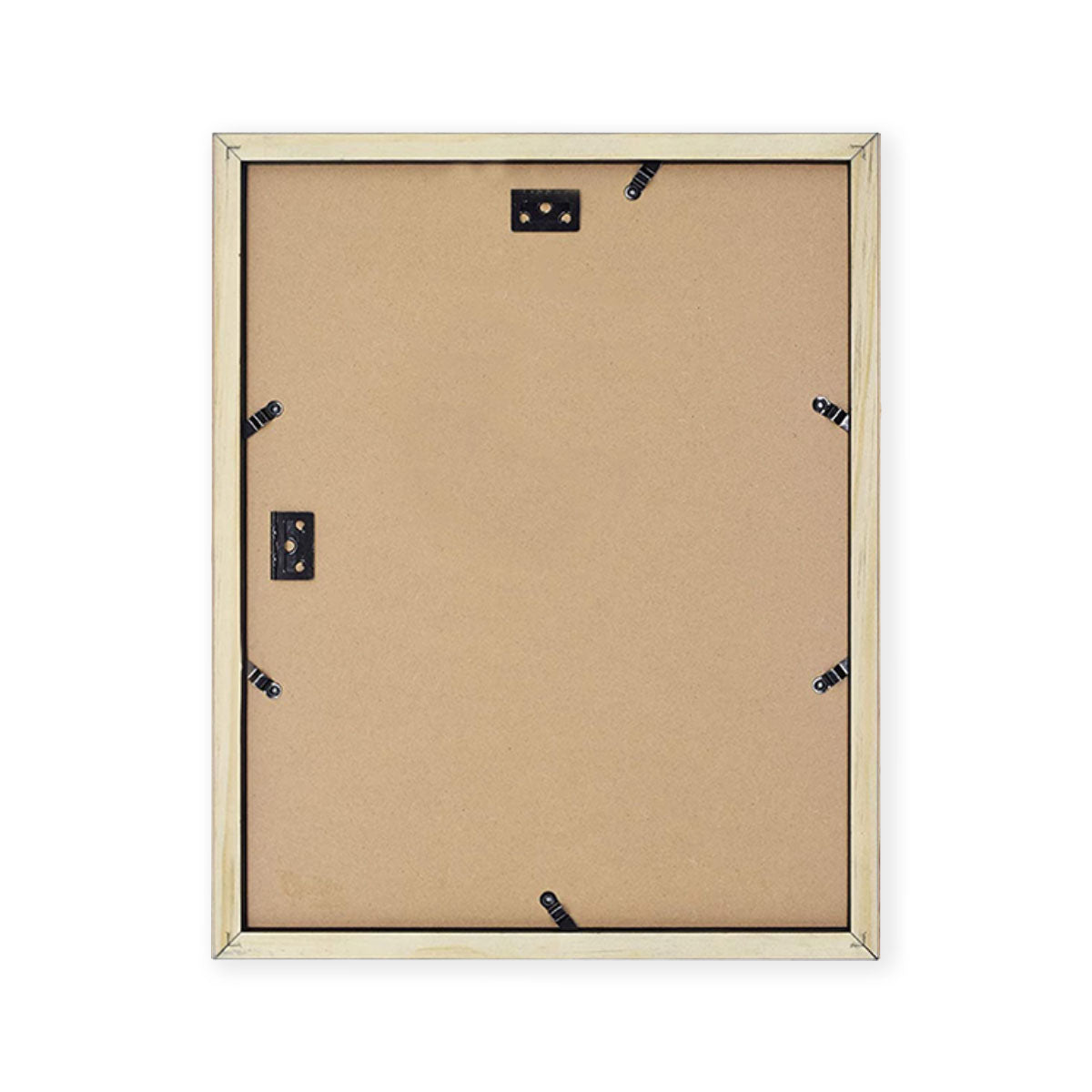 11x14 Black Wood 3/4 Frame for 4x6 Picture and White Mat Picture Frames Golden State Art