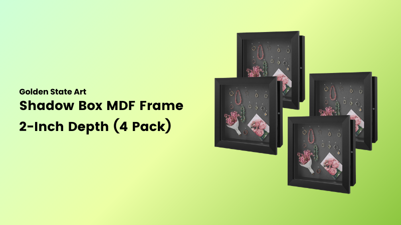 Elevate Your Memories with Golden State Art’s Shadow Box Frames