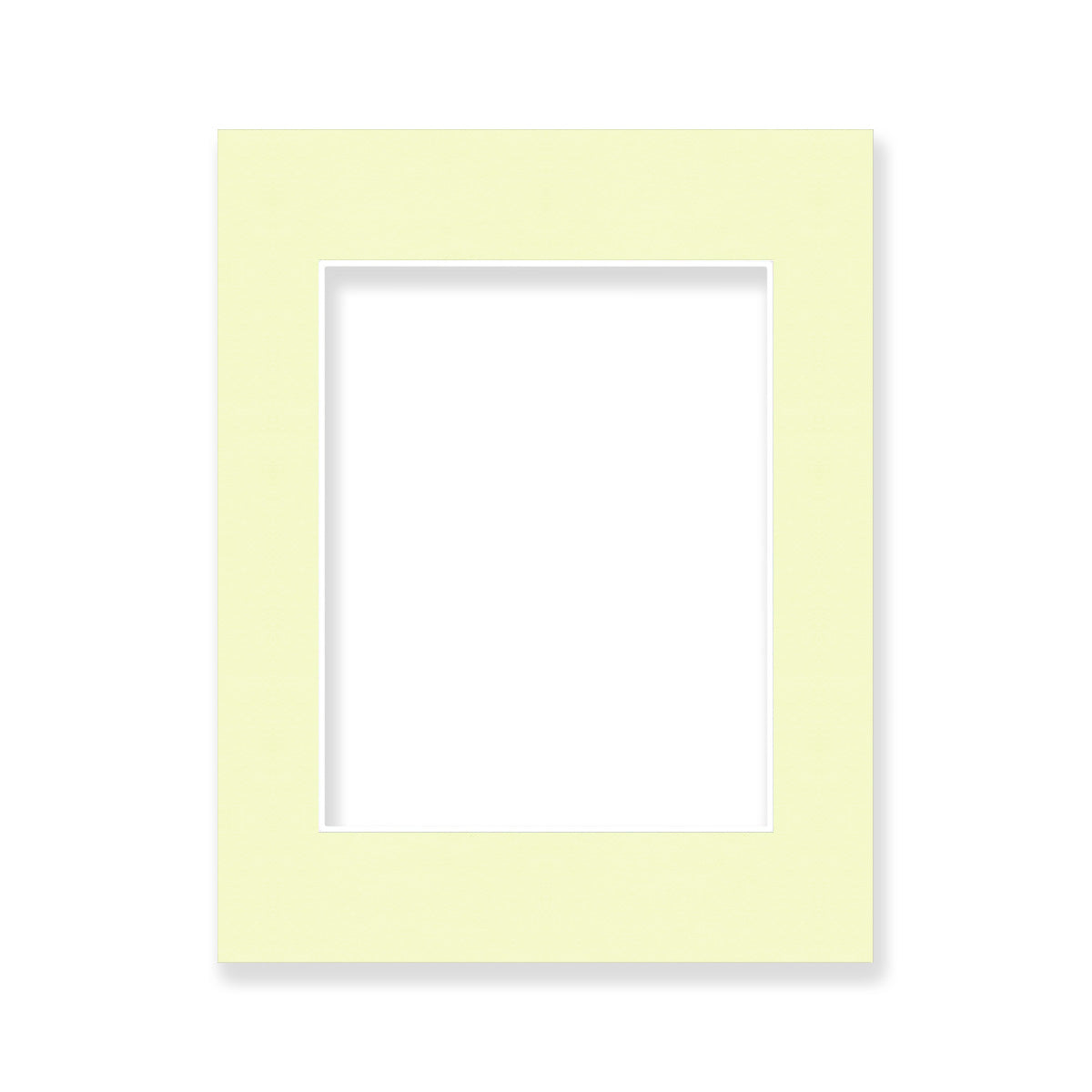 02 - 11x14 Pre-cut Matboard with Whitecore 4-PLY 8x10 Ivory #105