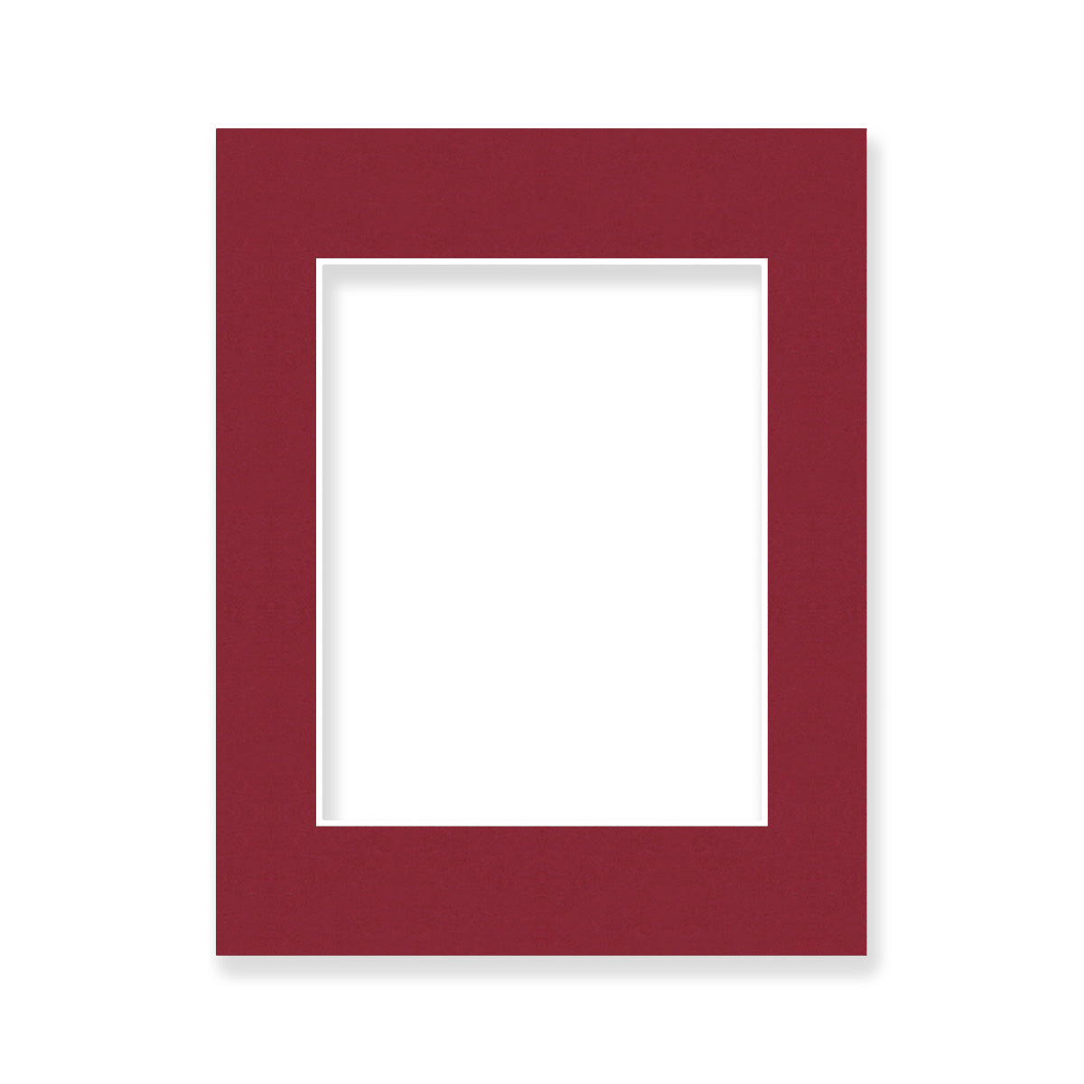 02 - 11x14 Pre-cut Matboard with Whitecore 4-PLY 8x10 China Red #117