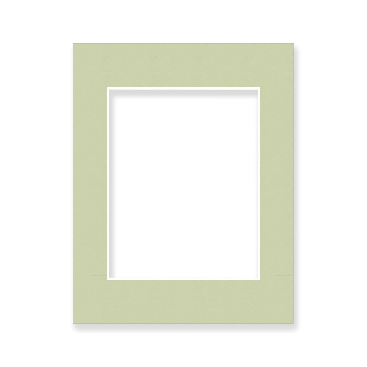 02 - 11x14 Pre-cut Matboard with Whitecore 4-PLY 8x10 Light Gray #120