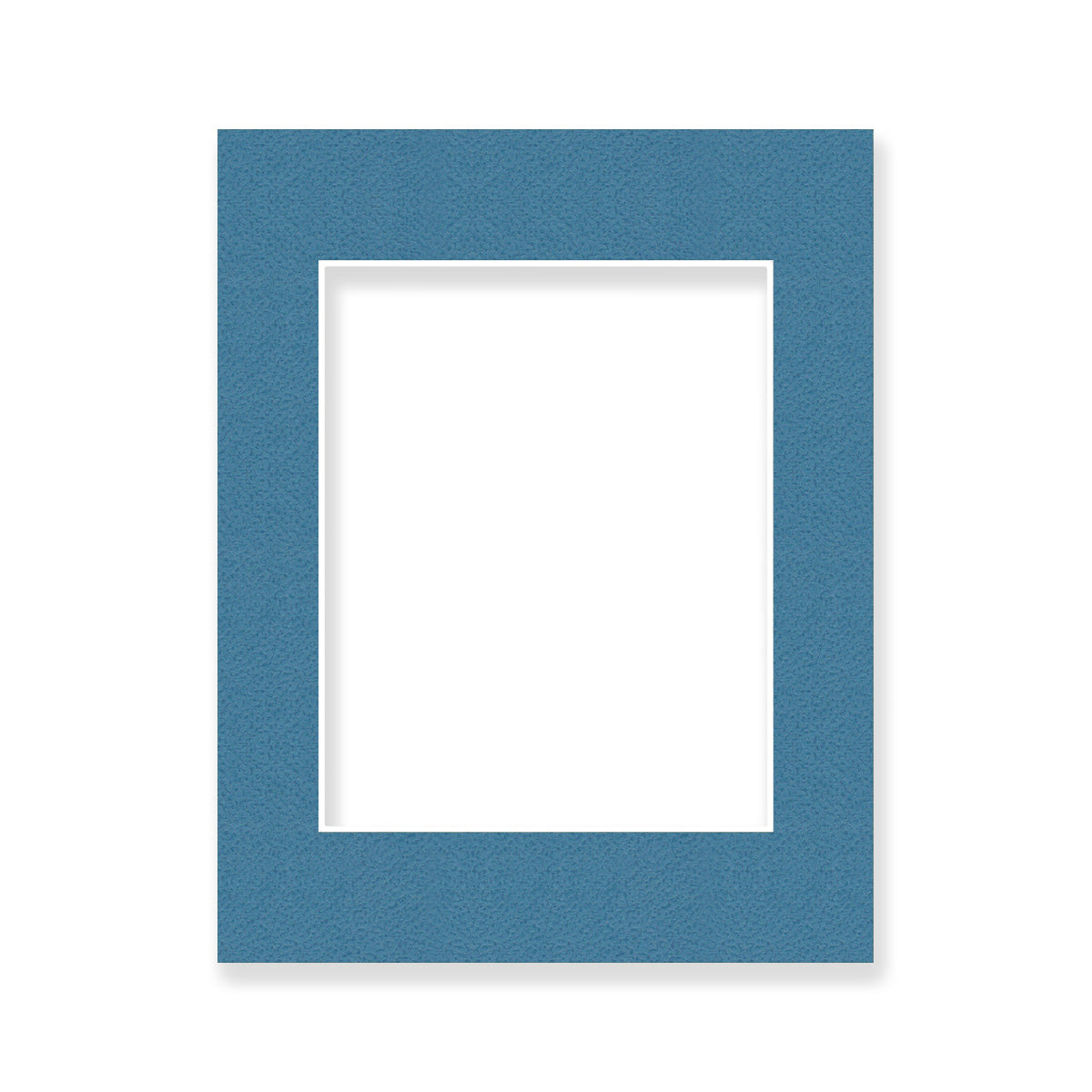 02 - 11x14 Pre-cut Matboard with Whitecore 4-PLY 8x10 Dynamic Blue #138