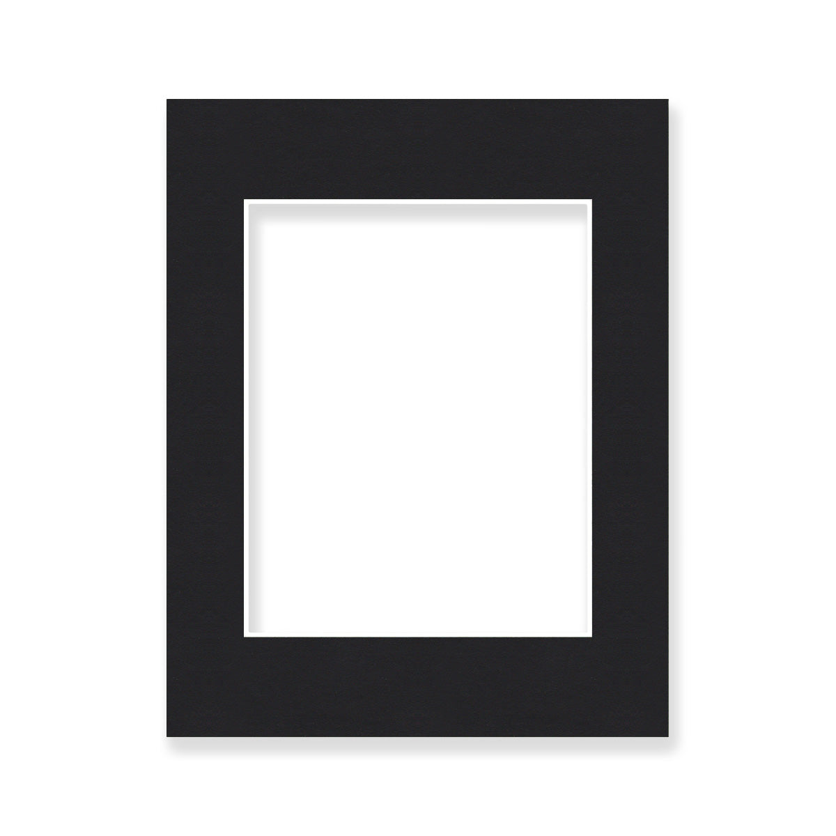 02 - 11x14 Pre-cut Matboard with Whitecore Tricom Black #142