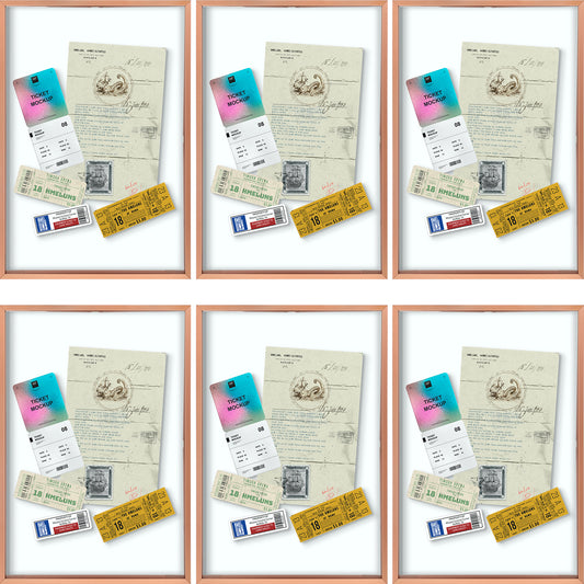 Clearance 12x18 Aluminum Floating Frame Rose Gold-Pack Of 6