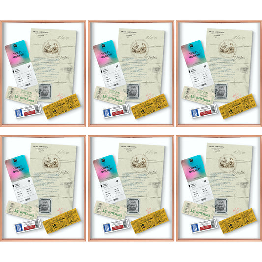 Clearance 16x20 Aluminum Floating Frame Rose Gold-Pack Of 6