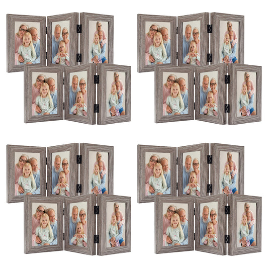Clearance 4x6 Three Picture Frame Displays 3 photos- Pack of 8