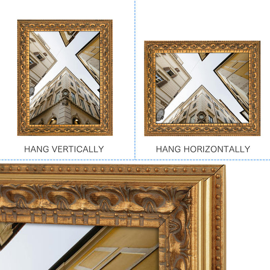 8x10 Ornate Finish Frame, Bronze Polystyrene Frame - Pack of 12