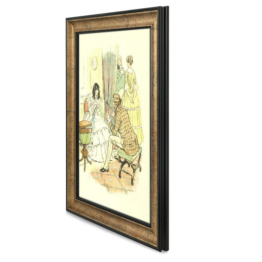 8x12 Poster Frame Dark Gold Brown & Bronze - Pack of 10