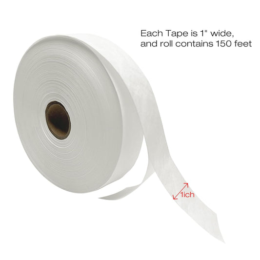 Lineco Tyvek Tape, 1 in. x 150 ft., Used for Matting Binding and Repairs for Prints Documents Letters Folders Books, Pressure Senstitve Adhesive and Durability. (1 Roll)