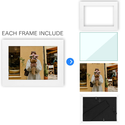 Clearance 5x7 MDF Frame 0.71 Inch for 5x7 Picture - Pack of 12