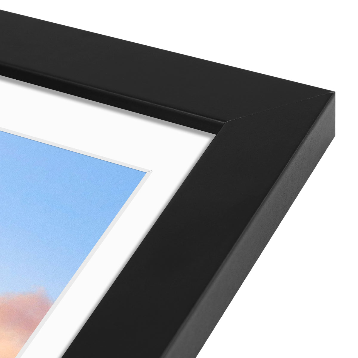 12x16 MDF Picture Frame with Mat-Pack of 8 Picture Frames Golden State Art