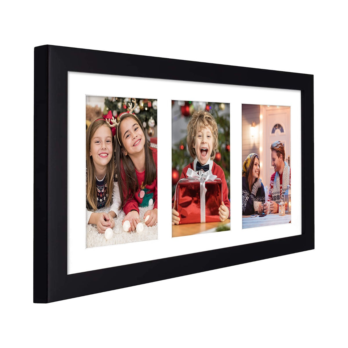 9x18 Wood Frame for 5x7 Picture and White Mat(10 Pack) Picture Frame Golden State Art