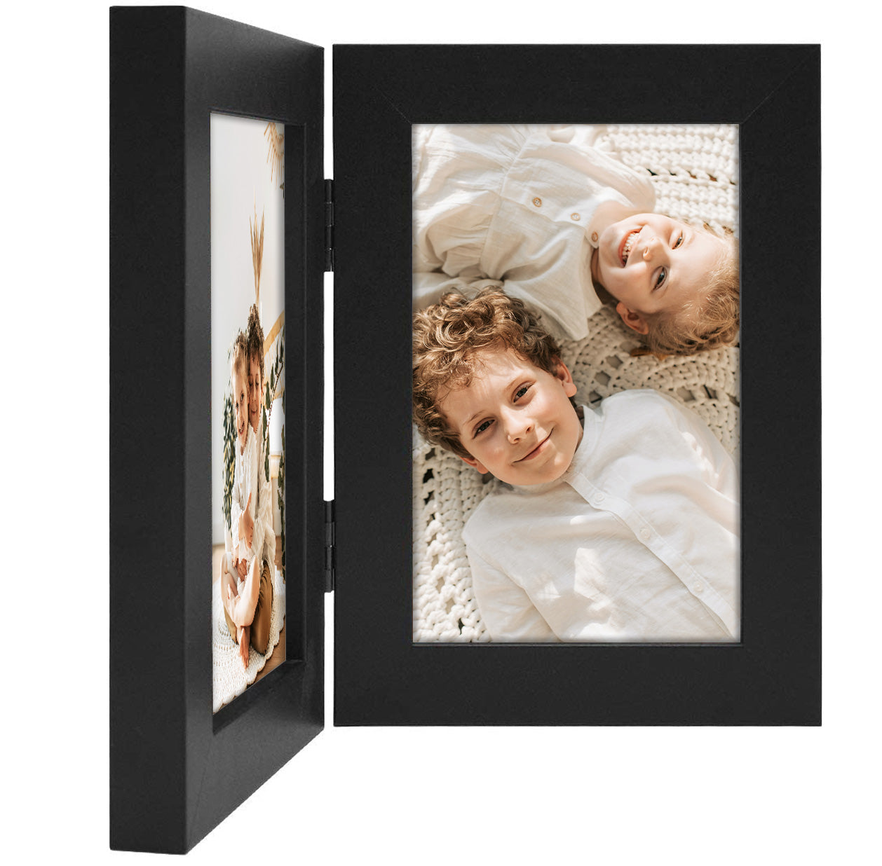 Clearance Double Picture Frame for Displays 2 Pictures 0.71 Inch - Pack of 10 Picture Frames Golden State Art