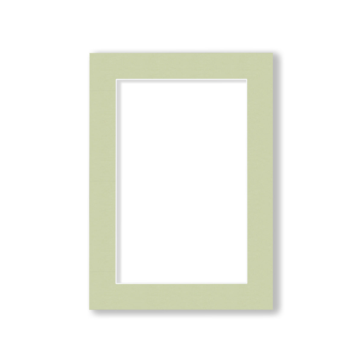 00 - 5x7 Pre-cut Matboard with Whitecore 4-PLY Light Gray #120