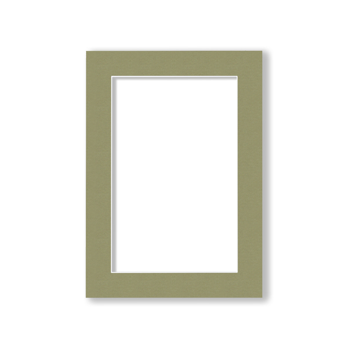 00 - 5x7 Pre-cut Matboard with Whitecore 4-PLY Mexican Stone #126