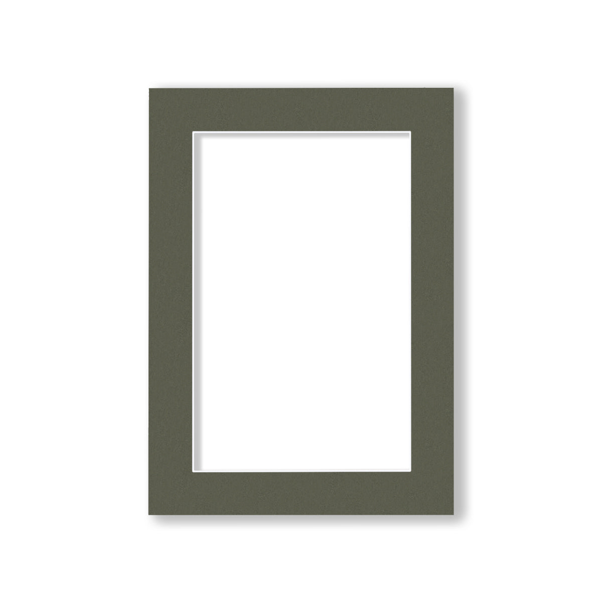 00 - 5x7 Pre-cut Matboard with Whitecore 4-PLY Gray #171