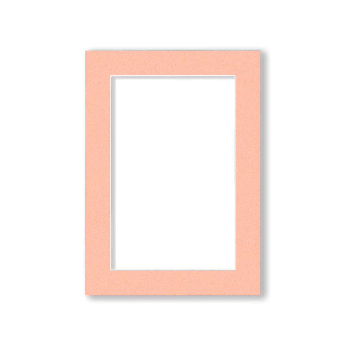 00 - 5x7 Pre-cut Matboard with Whitecore 4-PLY Pink #229