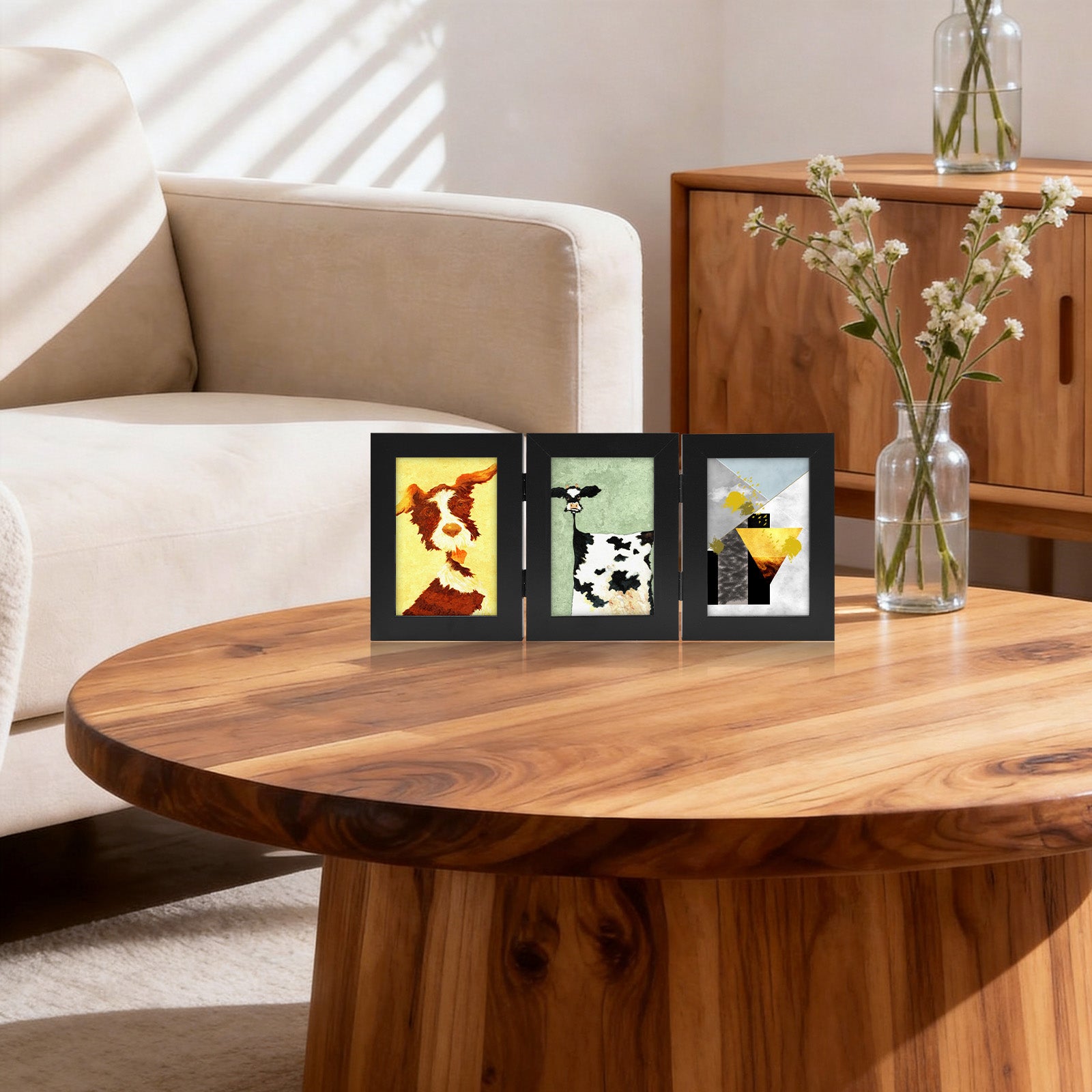 Clearance Three Picture Frame 0.71 Inch- Pack of 8 Picture Frames Golden State Art