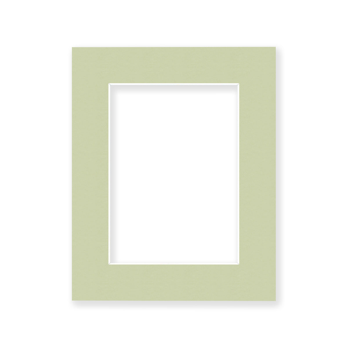 01 - 8x10 Pre-cut Matboard with Whitecore 4-PLY 5x7 Light Gray #120