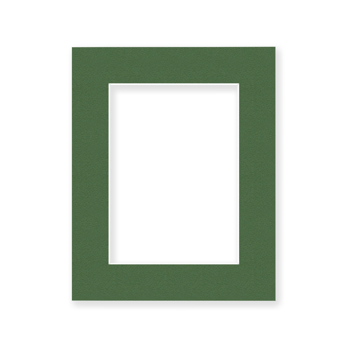 01 - 8x10 Pre-cut Matboard with Whitecore 4-PLY 5x7 Basque Green #131