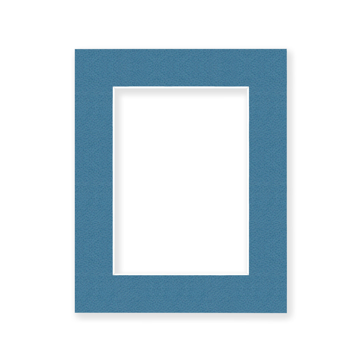 01 - 8x10 Pre-cut Matboard with Whitecore 4-PLY 5x7 Dynamic Blue #138