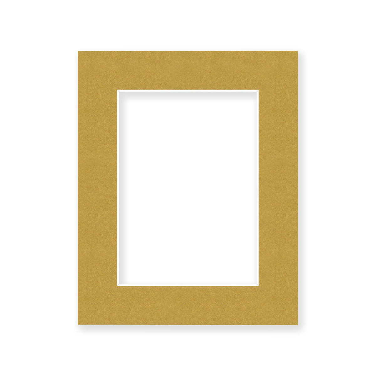 01 - 8x10 Pre-cut Matboard with Whitecore 4-PLY 5x7 Old Gold #143