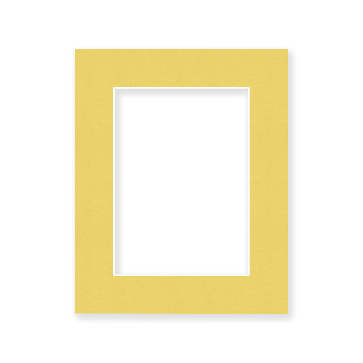 01 - 8x10 Pre-cut Matboard with Whitecore 4-PLY 5x7 Indian Tan #158