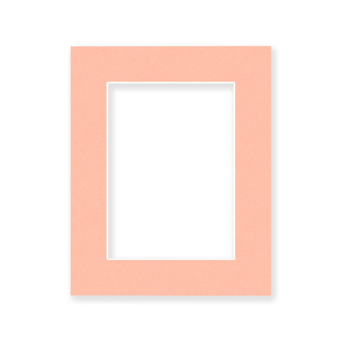 01 - 8x10 Pre-cut Matboard with Whitecore 4-PLY 5x7 Pink #229