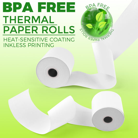 2 1/4 in.x 165 ft Thermal Paper POS Rolls(50 Rolls)