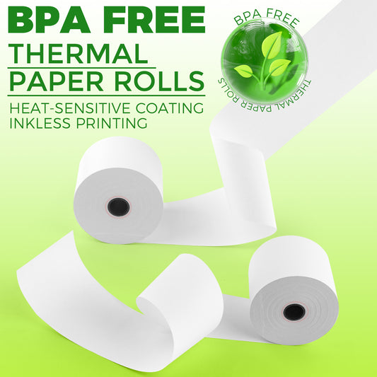 2 1/4 in. x 230 ft Thermal Paper POS Rolls(50 Rolls)