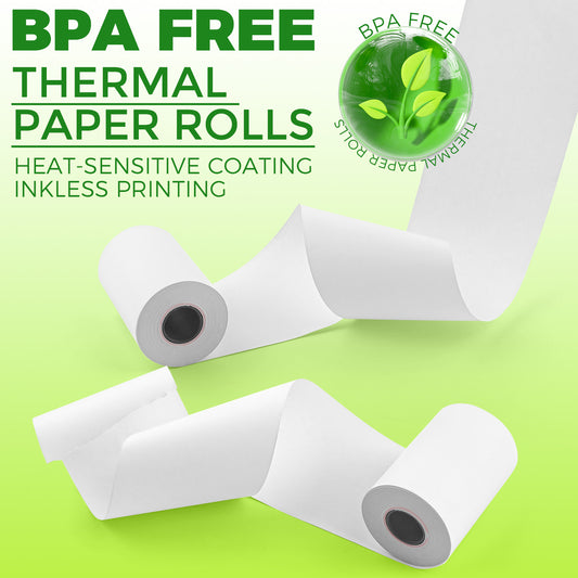 2 1/4 in. x 50 ft Thermal Paper POS Rolls(100 Rolls)