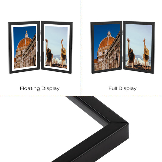 Hinged Double Frame, Floating Frame 1.02 in.-Pack Of 12