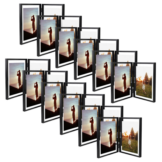 6x8 Hinged Double Frame, Floating Frame 1.02 in.-Pack Of 12