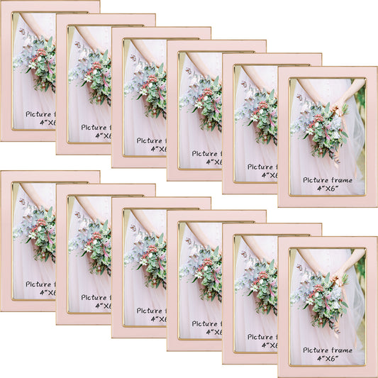 Enamel Picture Frames,Aluminum Frames with Real Glass-Pack of 12